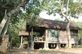 Cauvery fishing camp log huts 