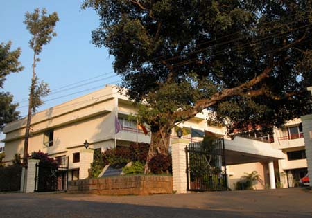 A Hotel Coorg International Building Main Gate View