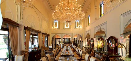 The LaLiT Laxmi Vilas Palace Dinning Hall