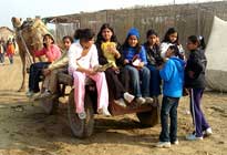 Pratapgarh Farms Bullock cart riding