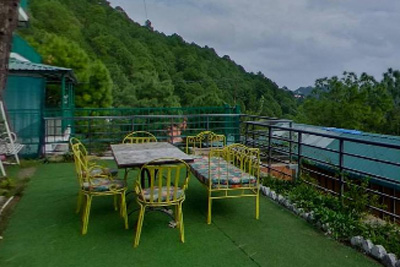 Blue Skies stands Kasauli, Himachal Pradesh